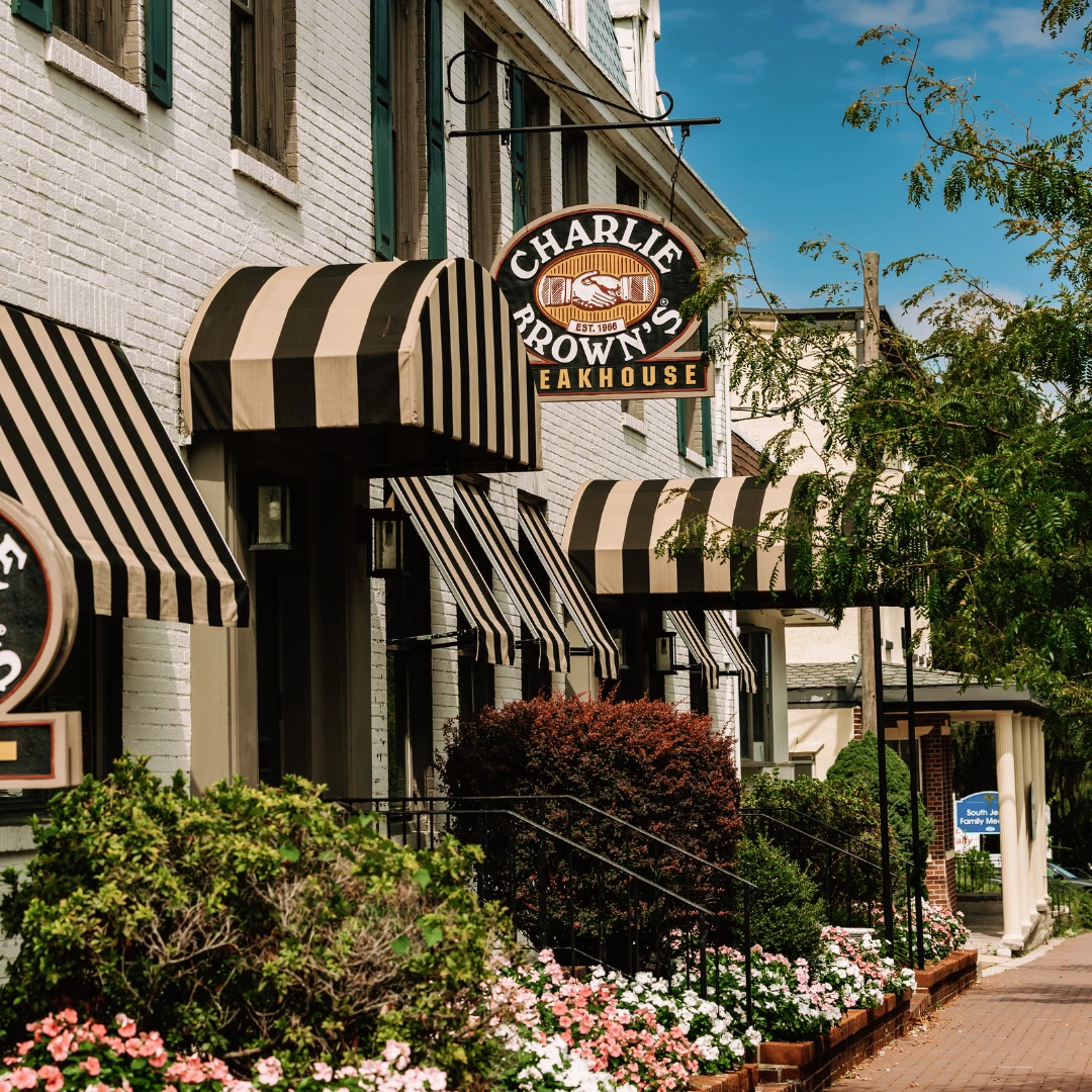 Charlie Browns Steakhouse storefront Make Downtown Stronger