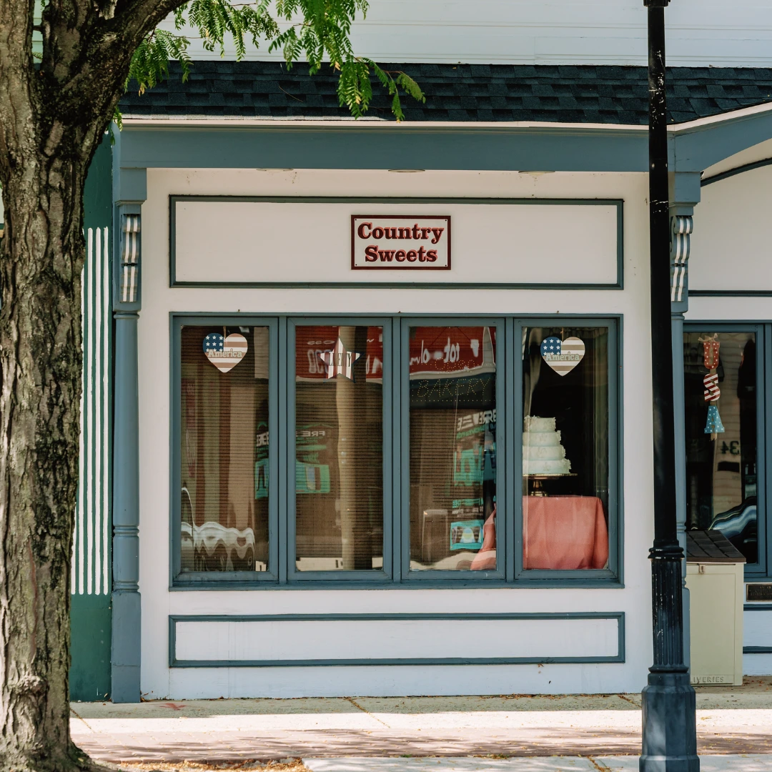 Country Sweets storefront Country Sweets storefront